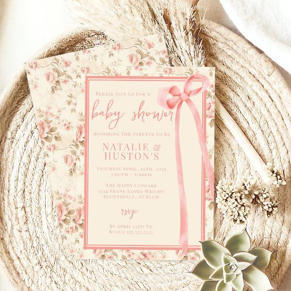 Coquette Blush Pink Bow Whimsical Cute