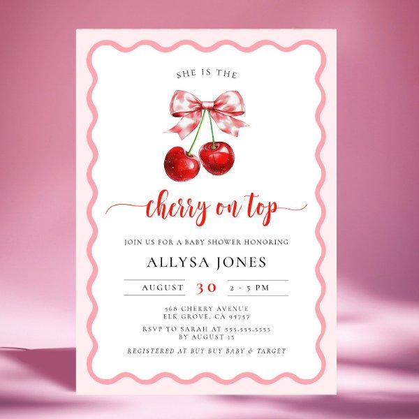 Coquette Cherry On Top Wavy Cherry
