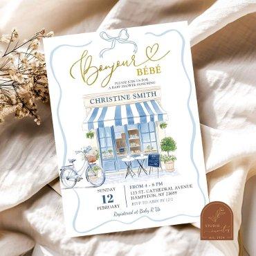 Coquette Parisian cafe French Blue