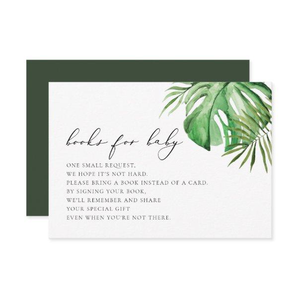 CORA Tropical Beach Palm Books for Baby Card
