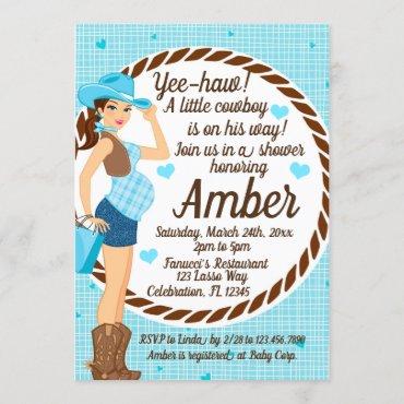 Country CowGirl Baby Boy Shower