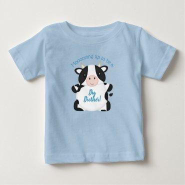 Cow Baby Shower Blue Baby T-Shirt
