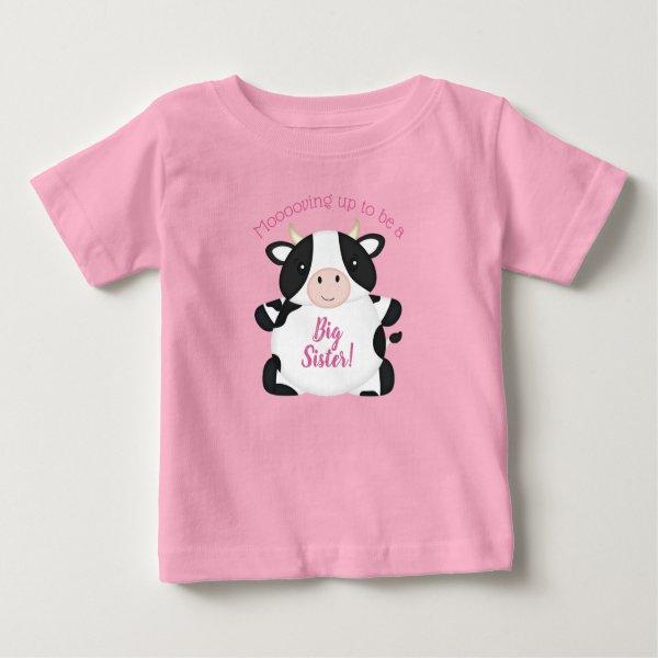 Cow Baby Shower Pink Baby T-Shirt