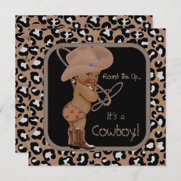 Cowboy Country Western Baby Shower Ethnic