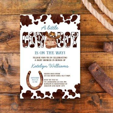 Cowboy cute baby horse western