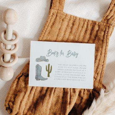 Cowboy Theme Book Request  Enclosure Card
