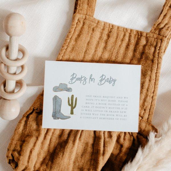 Cowboy Theme Book Request  Enclosure Card
