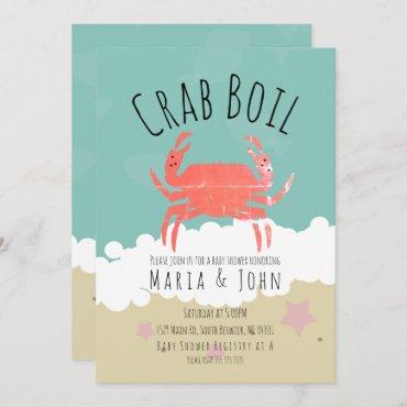 Crab Boil Party  Baby Shower Beach