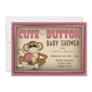 Cute as a Button Pink