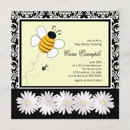 Cute Black and Yellow Bumble Bee
