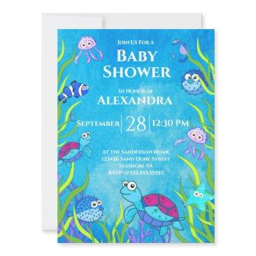 Cute Blue Under the Sea Boy