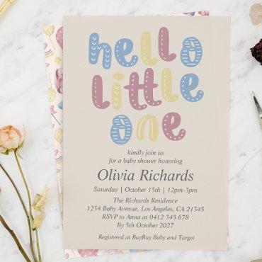 Cute Boho Hello Little One