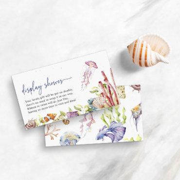 Cute Display Shower Card