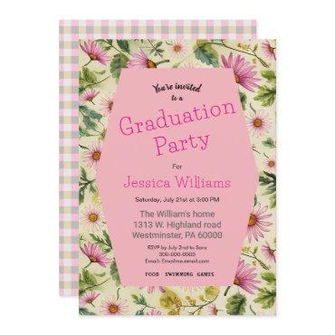 Cute Floral Graduation Party