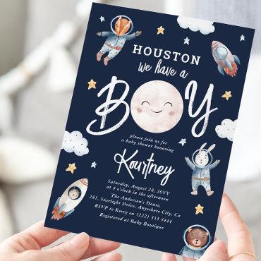 Cute 'Houston we have a Boy' Space