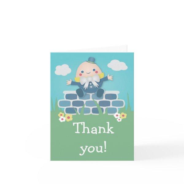 Cute Humpty Dumpty Baby Shower Thank You Card