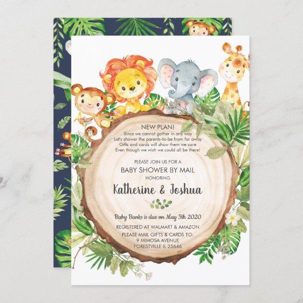 Cute Jungle Animals Baby Shower by Mail Greenery