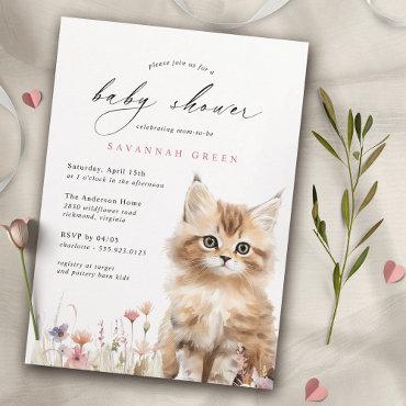 Cute Kitty Cat | Airy Floral Spring