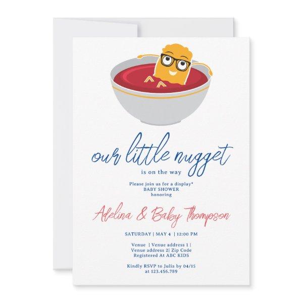 Cute Little Nugget Chicken Nugget Baby Boy Shower