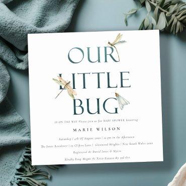 Cute Our Little Bug Blue Dragonfly