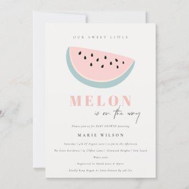 Cute Our Little Melon Pastel Pink