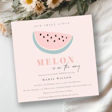Cute Our Little Melon Pastel Pink
