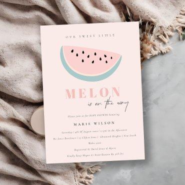 Cute Our Little Melon Pastel Pink