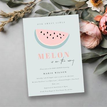 Cute Our Little Melon Pastel Pink Blue