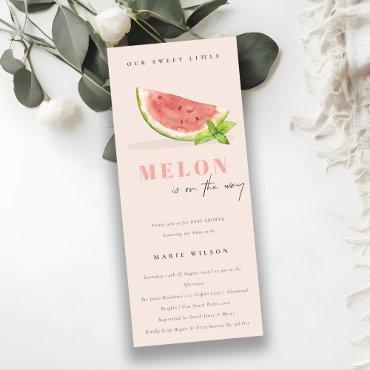 Cute Our Little Melon Watercolor Blush