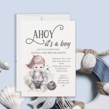 Cute Pirate Ahoy its a Boy