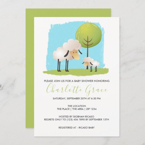Cute Sheep And Lambs Personalized