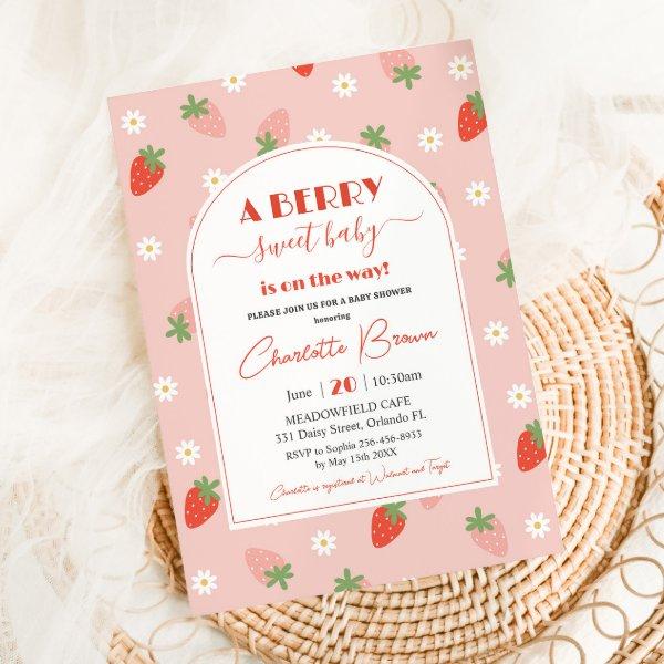 Cute Strawberries A Berry Sweet