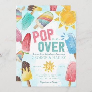 Cute Summer Popsicle Pop on Over