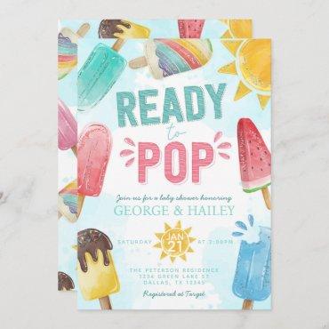 Cute Summer Popsicle Ready to Pop