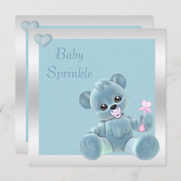 Cute Teddy Bear Double Sided Baby Sprinkle
