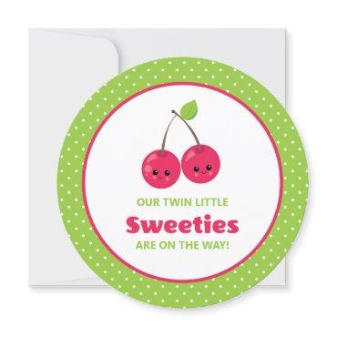 Cute Twin Little Sweeties Cherries