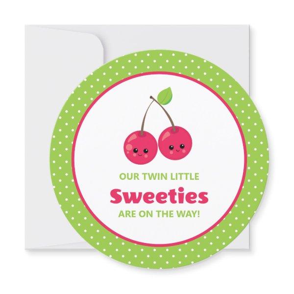 Cute Twin Little Sweeties Cherries