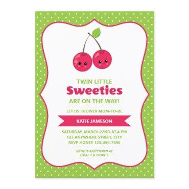 Cute Twin Little Sweeties Cherries