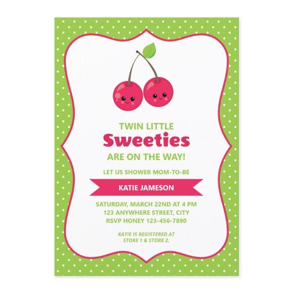 Cute Twin Little Sweeties Cherries