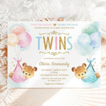 Cute Twins Baby Girl Boy Teddy Bears