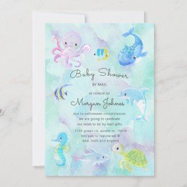 Cute under the sea Baby Shower by mail