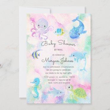 Cute under the sea Baby Shower by mail