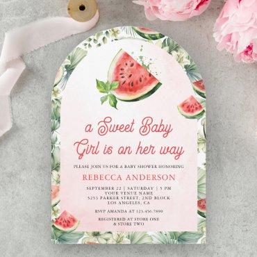 Cute Watermelon Sweet Baby Girl Arch