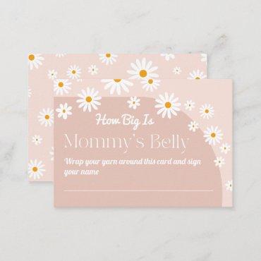Daisy Baby in bloom Boho Girl Baby Shower game Enclosure Card