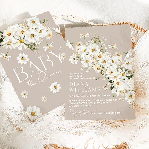 Daisy Boho Wildflower Rustic