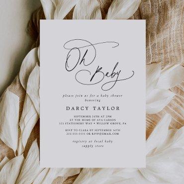 DARCY Boho Modern Black White Oh Baby