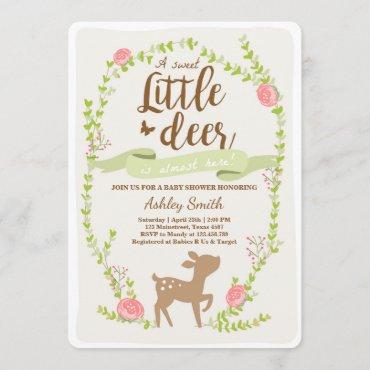 Deer  Woodland Girl pink