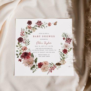 Delicate Fall Floral Wreath