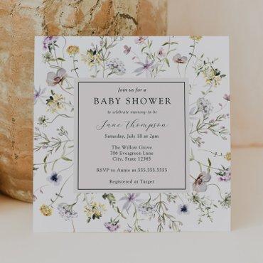 Delicate Wildflower Frame