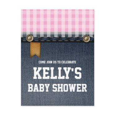 denim, blue jeans, cowboy, western  postcard